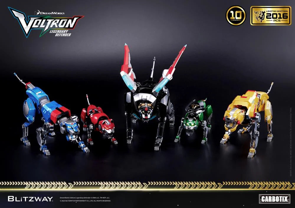 PRE-ORDER - Voltron: Legendary Defender Carbotix 10th Anniversary Voltron (Special Limited Edition Ver.) Action Figure