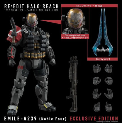 Halo: Reach RE:EDIT EMILE-A239 (Nobel Four) 1/12 Scale PX Previews Exclusive Action Figure