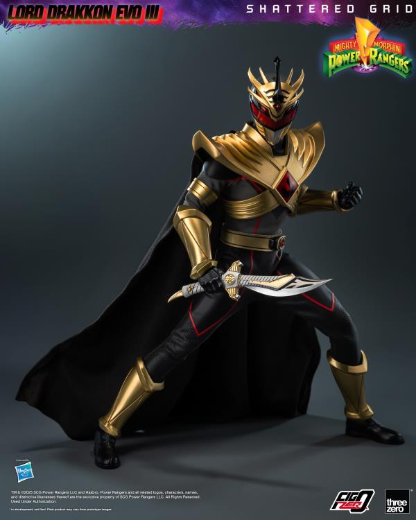 PRE-ORDER - Mighty Morphin Power Rangers: Shattered Grid FigZero Lord Drakkon (Evo III Ver.) 1/6 Scale Action Figure
