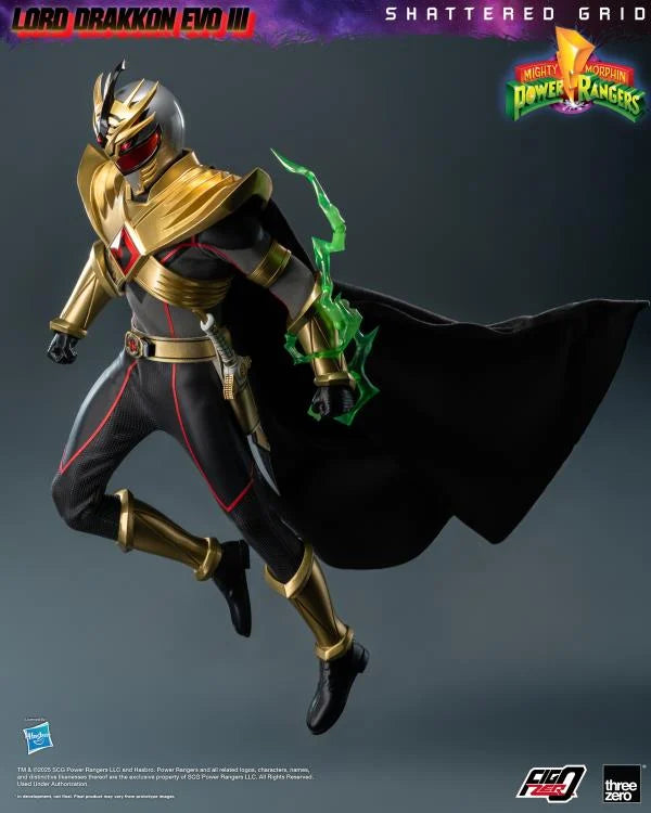 PRE-ORDER - Mighty Morphin Power Rangers: Shattered Grid FigZero Lord Drakkon (Evo III Ver.) 1/6 Scale Action Figure