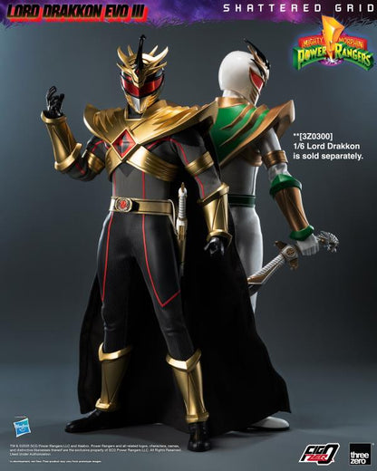 PRE-ORDER - Mighty Morphin Power Rangers: Shattered Grid FigZero Lord Drakkon (Evo III Ver.) 1/6 Scale Action Figure