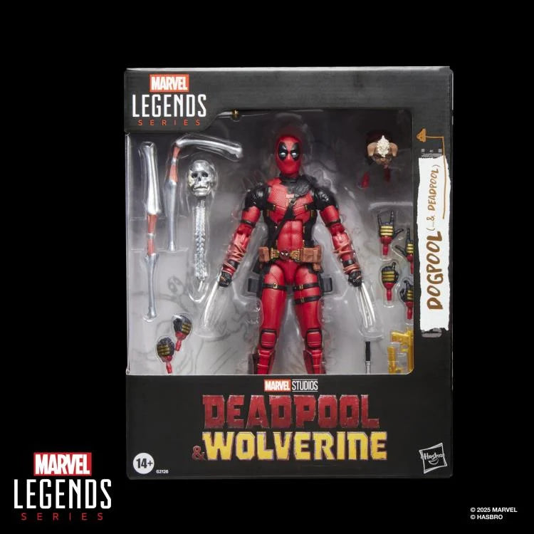 Deadpool & Wolverine Marvel Legends Deluxe Deadpool Action Figure with Dogpool