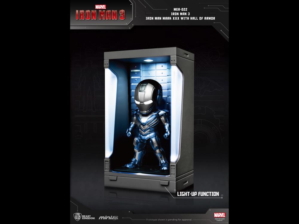 Iron Man 3 Mini Egg Attack MEA-022 Iron Man Mark XXX With Hall of Armor