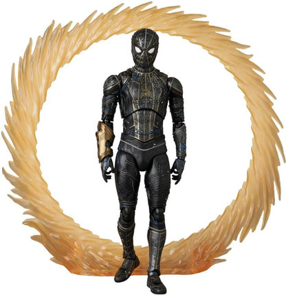 PRE-ORDER:Spider-Man: No Way Home MAFEX No.308 Spider-Man (Black and Gold Suit Ver.) Action Figure