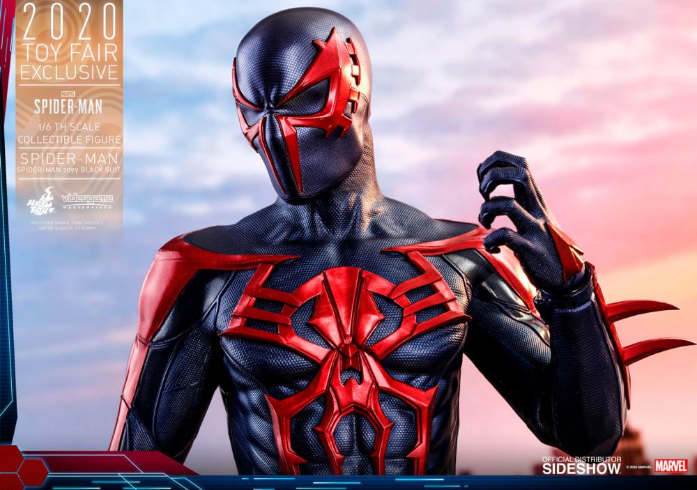 Marvel's Spider-Man VGM42 Spider-Man 2099 (Black Suit) 1/6th Scale 2020 Toy Fair Exclusive Collectible Figure