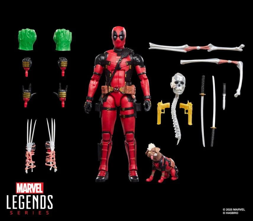 Deadpool & Wolverine Marvel Legends Deluxe Deadpool Action Figure with Dogpool