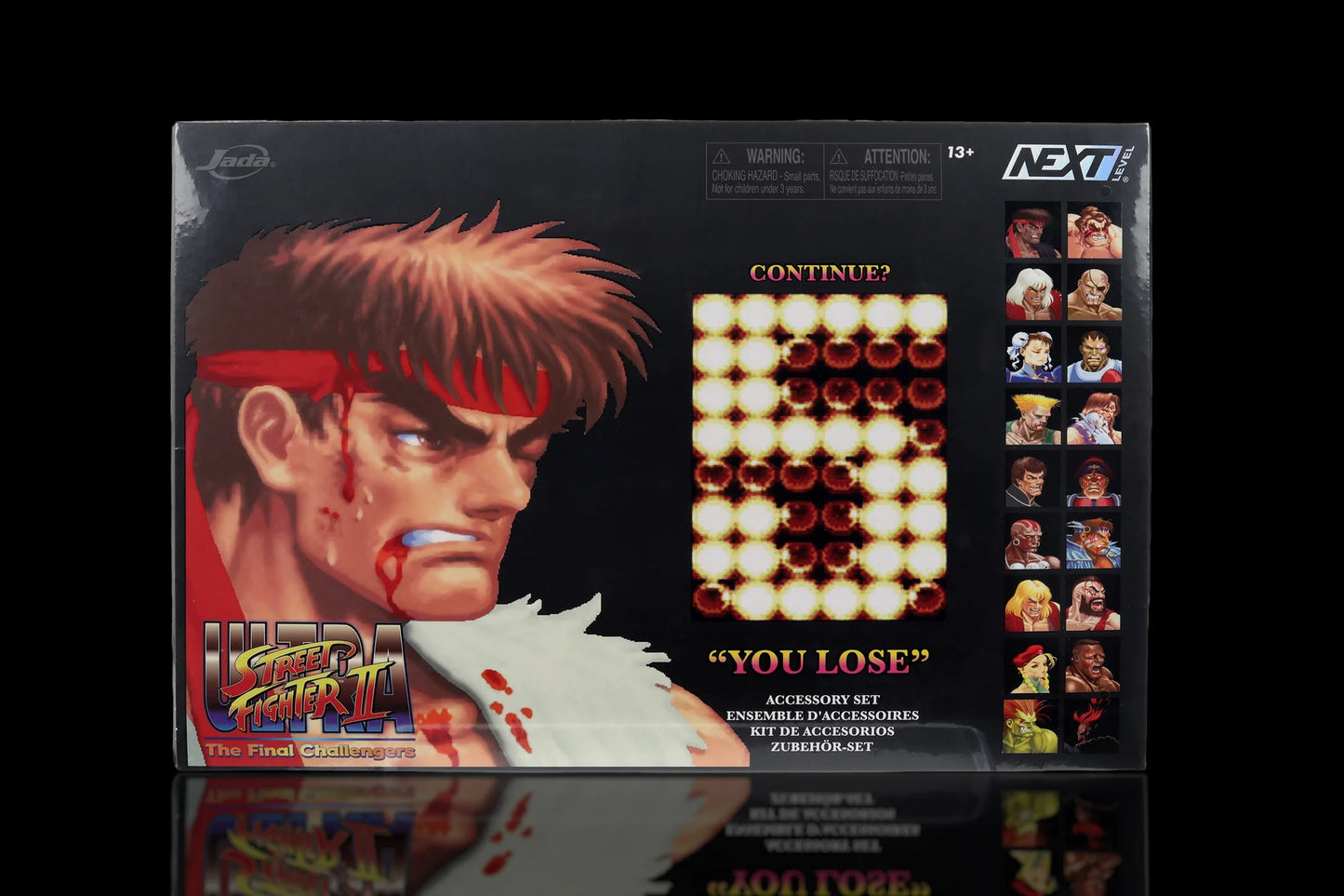 Ultra Street Fighter II: The Final Challengers "You Lose" Accessory Set for 1/12 Scale Action Figure Deluxe SDCC 2026 Exclusive