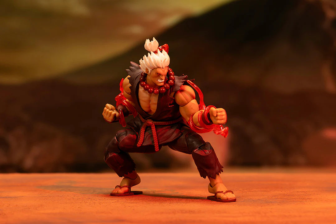 Ultra Street Fighter II: The Final Challengers Akuma 1/12 Scale Action Figure Deluxe SDCC 2026 Exclusive