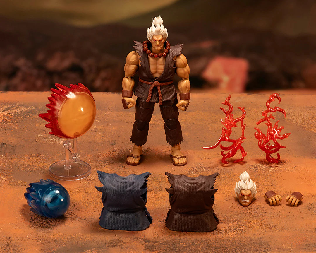 Ultra Street Fighter II: The Final Challengers Akuma 1/12 Scale Action Figure Deluxe SDCC 2026 Exclusive