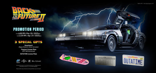 Pre-Order: Blitzway - Back to the Future 2 'Time Machine 1/6 Scale