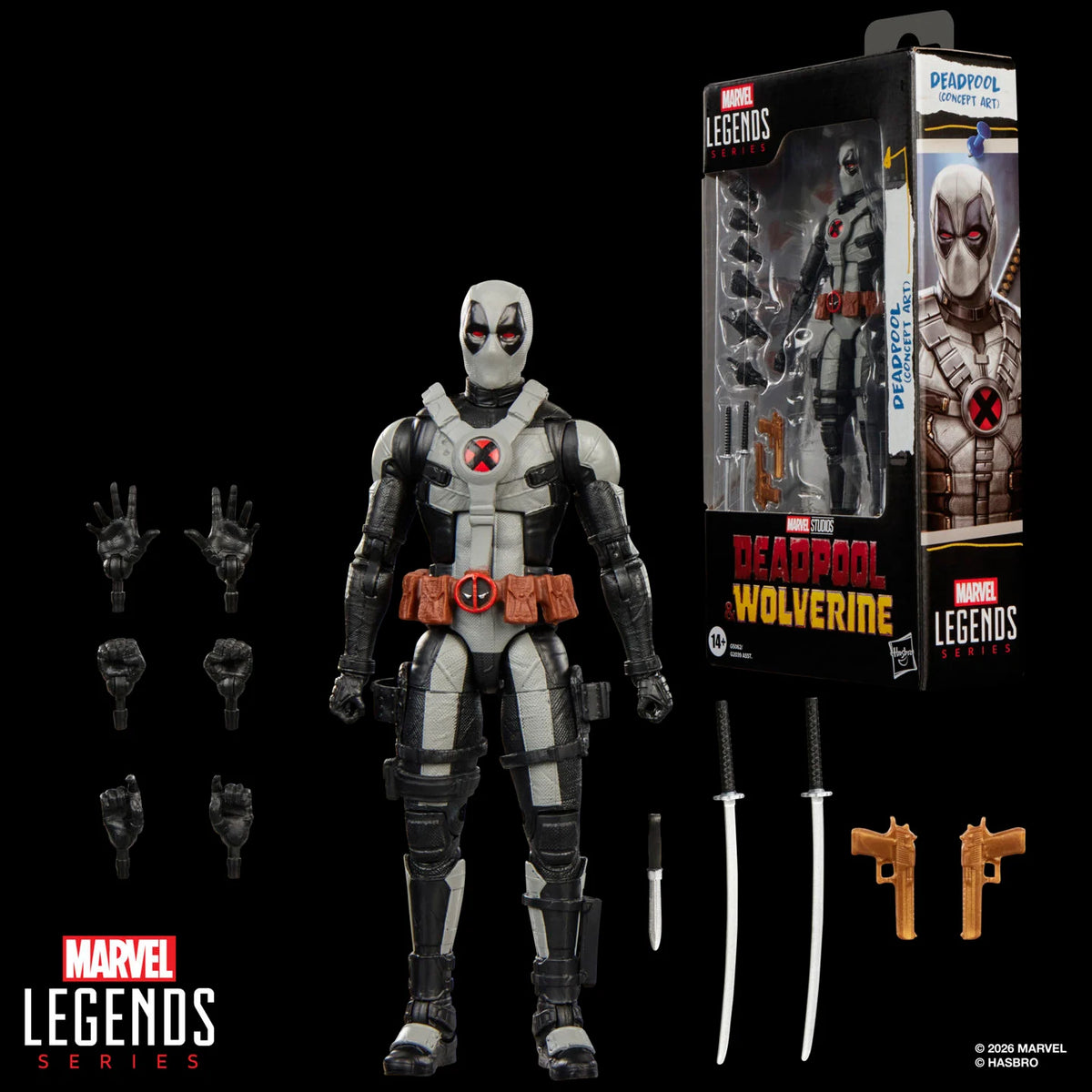 Deadpool & Wolverine Marvel Legends Deadpool (Concept Art) Action Figure