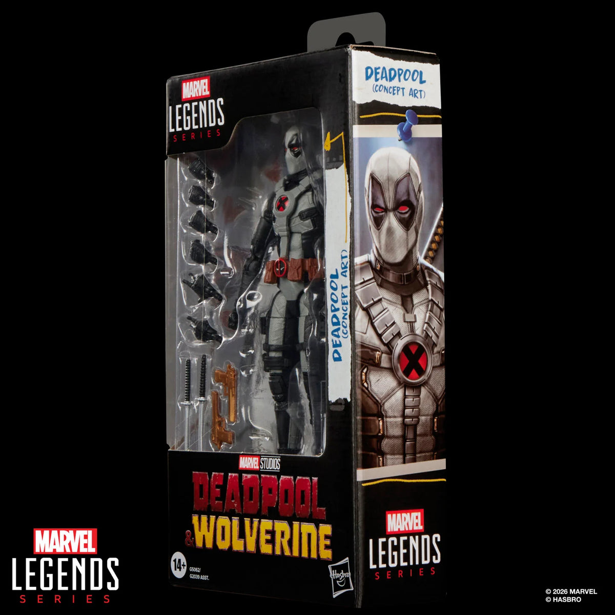 Deadpool & Wolverine Marvel Legends Deadpool (Concept Art) Action Figure