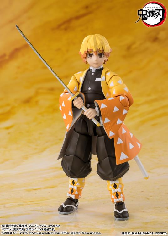 PRE-ORDER - Demon Slayer: Kimetsu no Yaiba S.H.Figuarts Zenitsu Agatsuma