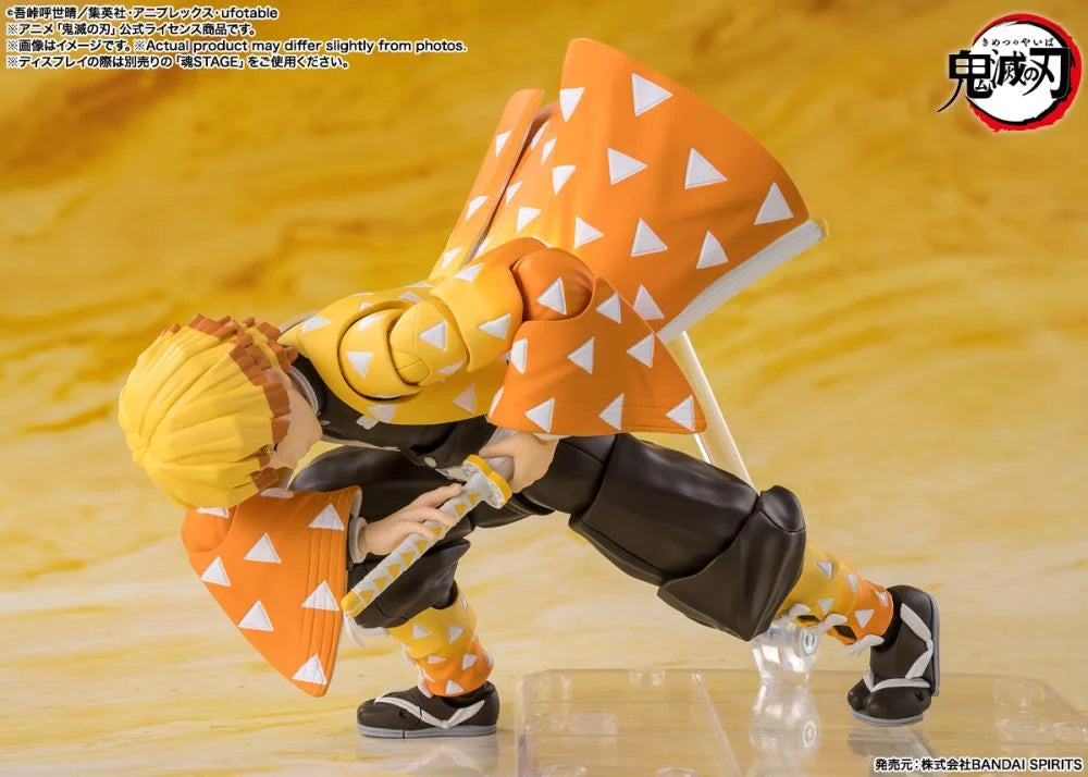 PRE-ORDER - Demon Slayer: Kimetsu no Yaiba S.H.Figuarts Zenitsu Agatsuma