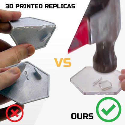 PRE-ORDER: Elevate Figure Displays  Luna Series: Peg-Free Footstands - Clear - Designed for Figures 4in-7in