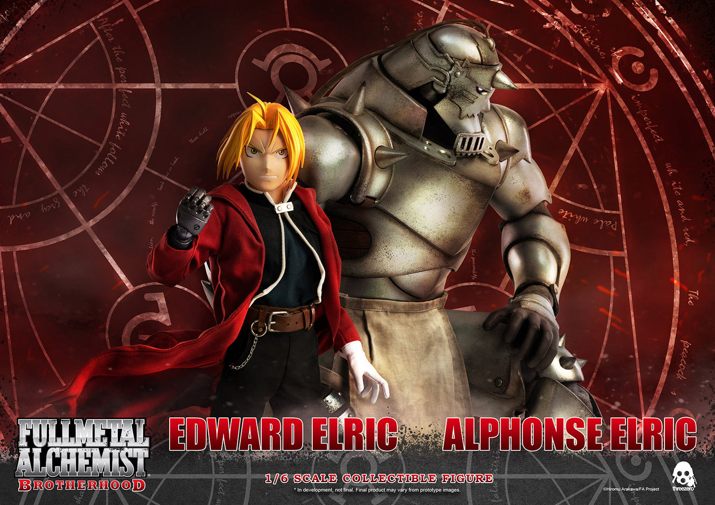 Fullmetal Alchemist: Brotherhood Alphonse & Edward Elric – 1/6 Scale Action Figure Twin-Pack
