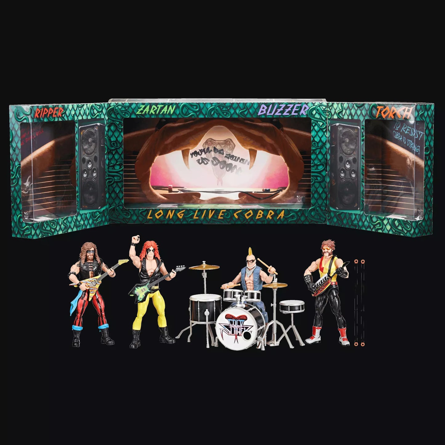 G.I. Joe Classified Series #163, Dreadnoks Cold Slither: Band of Vipers Tour Commemorative Action Figure Set SDCC Exclusive 2025