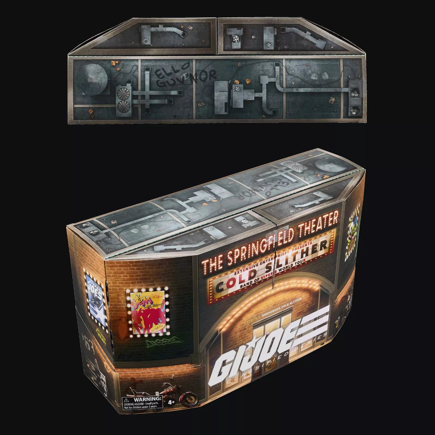 G.I. Joe Classified Series #163, Dreadnoks Cold Slither: Band of Vipers Tour Commemorative Action Figure Set SDCC Exclusive 2025