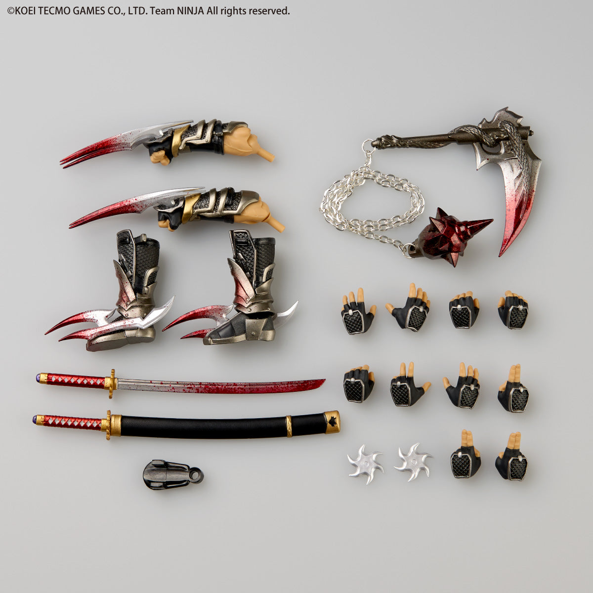 Ninja Gaiden II Amazing Yamaguchi Revoltech Ryu Hayabusa Bloodstained Ver. Action Figure Exclusive SDCC