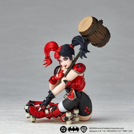 DC Comics Amazing Yamaguchi Revoltech Harley Quinn (Red x Black Ver.) SDCC 2025 Exclusive