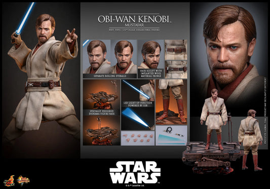 Pre-Order: MMS843 Star Wars: Revenge of the Sith - Obi-Wan Kenobi (Mustafar)