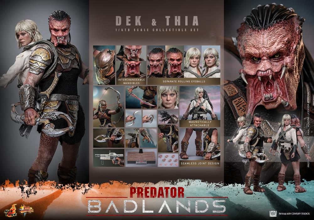Pre-Order - Predator: Badlands MMS850 Dek and Thia 1/6th Scale Collectible Figure