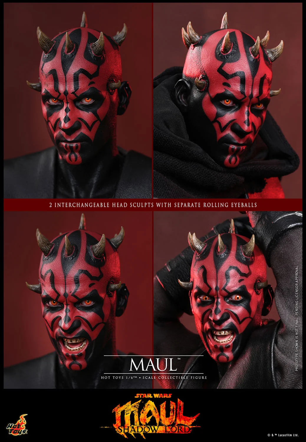 Pre-Order: Star Wars: Maul - Shadow Lord TMS187 Maul 1/6th Scale Collectible Figure
