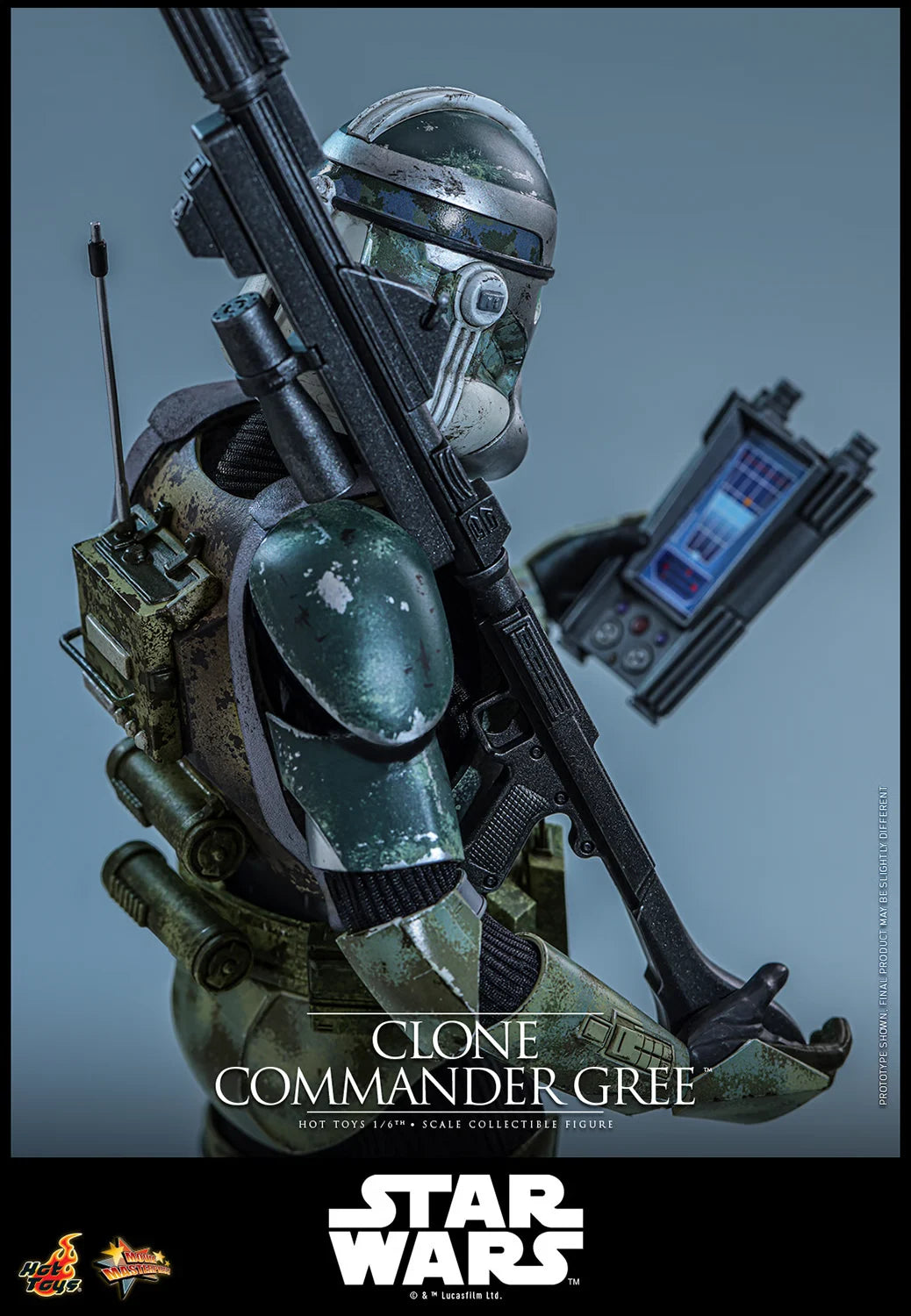 Pre-Order: Star Wars: Revenge of the Sith MMS877 Clone Commander Gree 1/6th Scale Collectible Figure