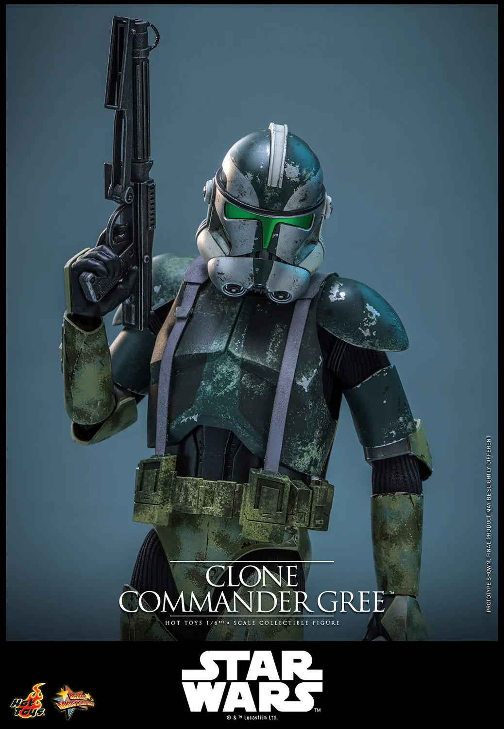 Pre-Order: Star Wars: Revenge of the Sith MMS877 Clone Commander Gree 1/6th Scale Collectible Figure