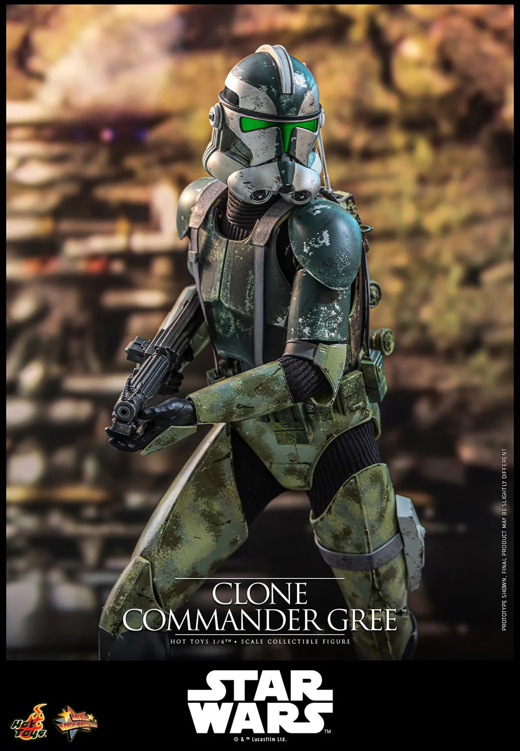 Pre-Order: Star Wars: Revenge of the Sith MMS877 Clone Commander Gree 1/6th Scale Collectible Figure