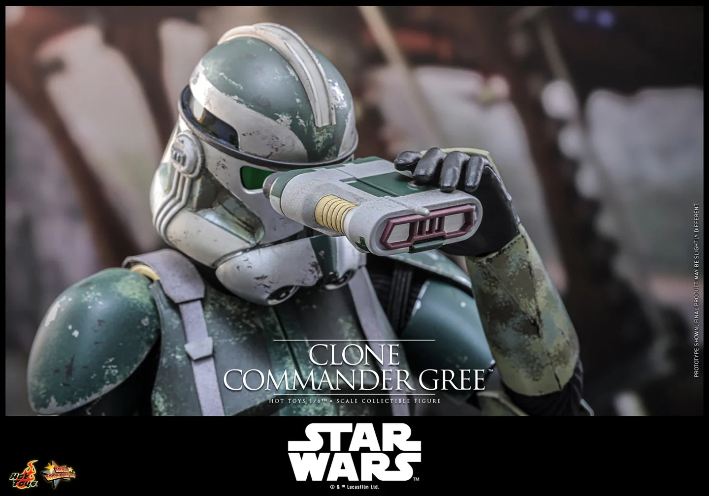 Pre-Order: Star Wars: Revenge of the Sith MMS877 Clone Commander Gree 1/6th Scale Collectible Figure