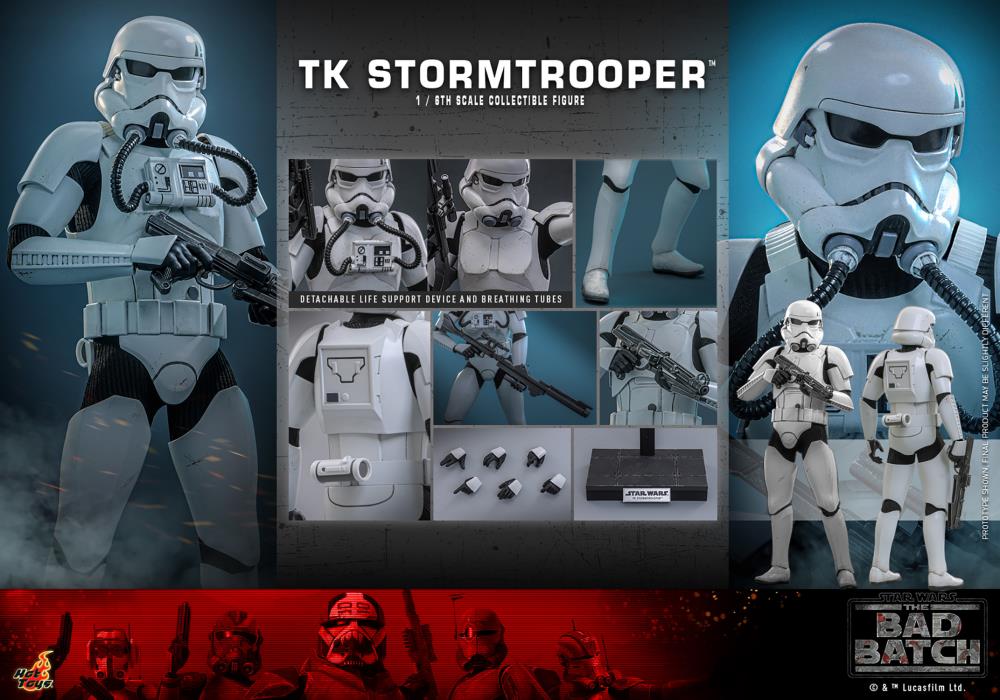 Pre-Order: Star Wars: The Bad Batch TMS000 TK Stormtrooper 1/6th
