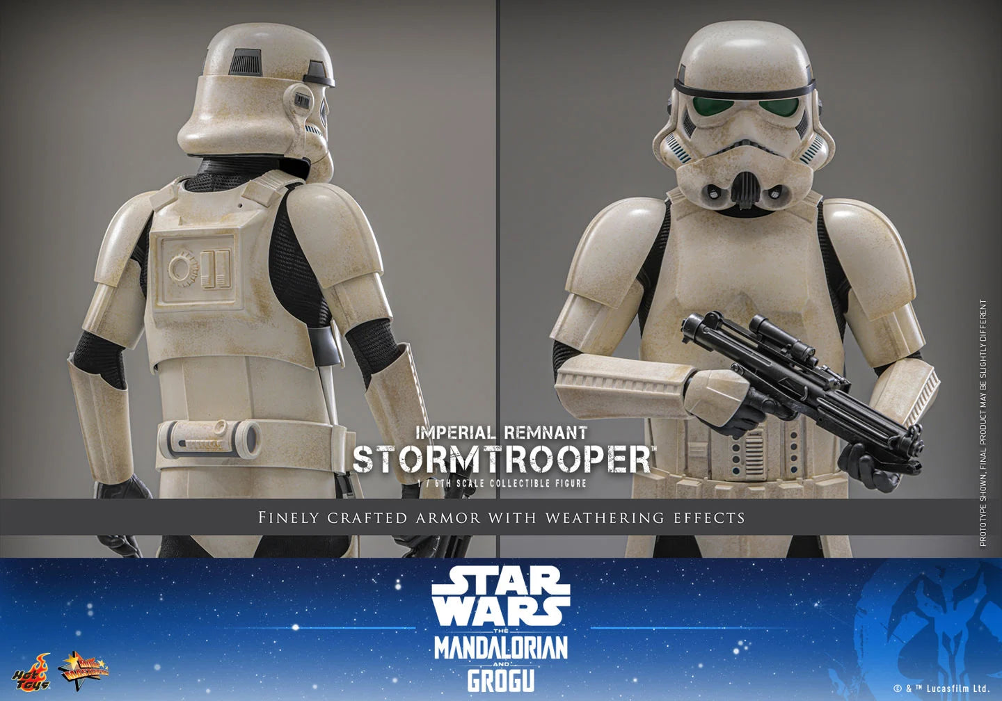 Pre-Order: Star Wars: The Mandalorian & Grogu MMS836 Imperial Remnant Stormtrooper 1/6th Scale Collectible Figure