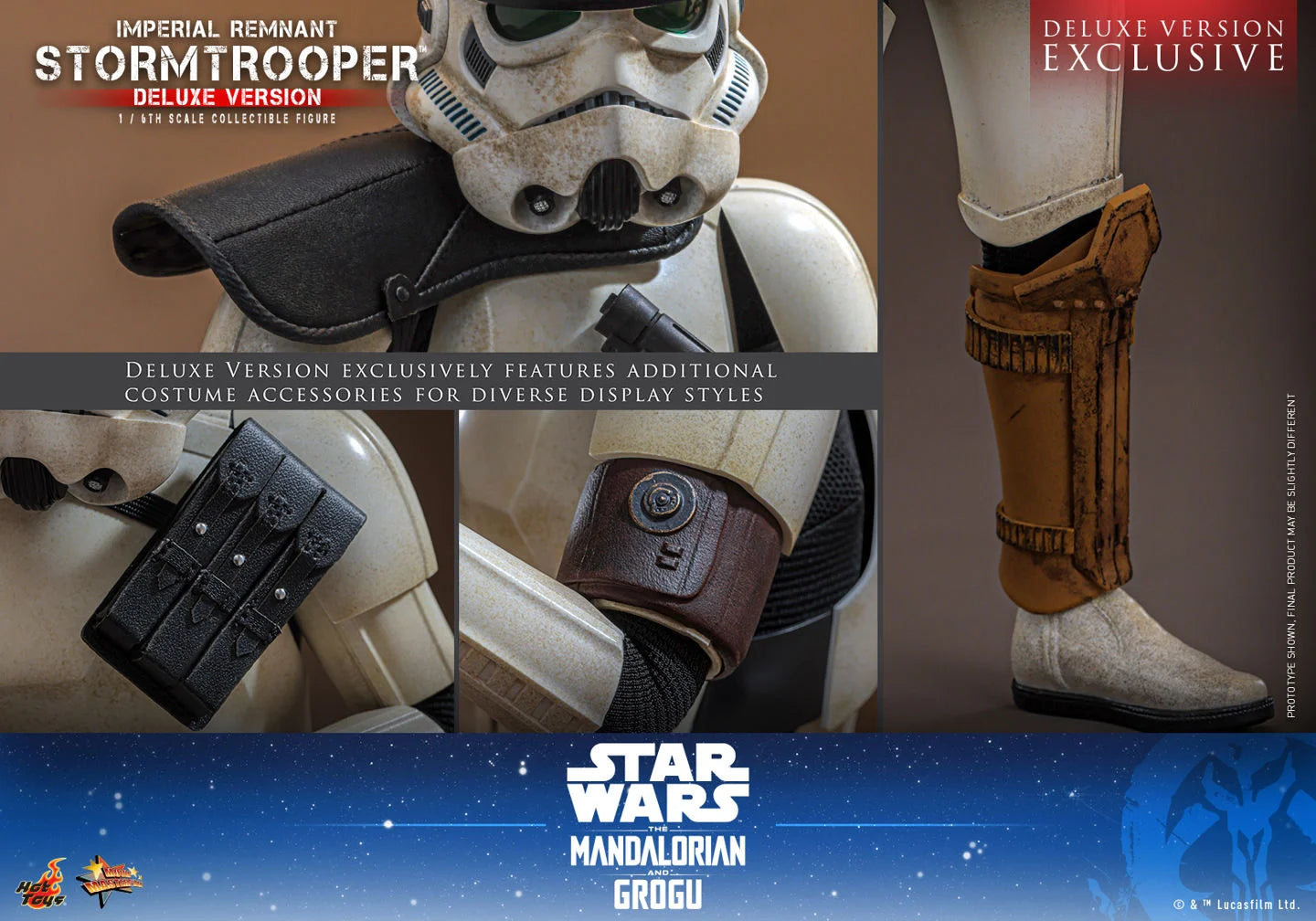 Pre-Order: Star Wars: The Mandalorian & Grogu MMS837 Imperial Remnant Stormtrooper (Deluxe Ver.) 1/6th Scale Collectible Figure