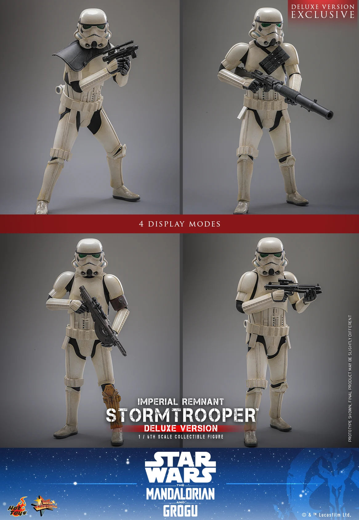 Pre-Order: Star Wars: The Mandalorian & Grogu MMS837 Imperial Remnant Stormtrooper (Deluxe Ver.) 1/6th Scale Collectible Figure