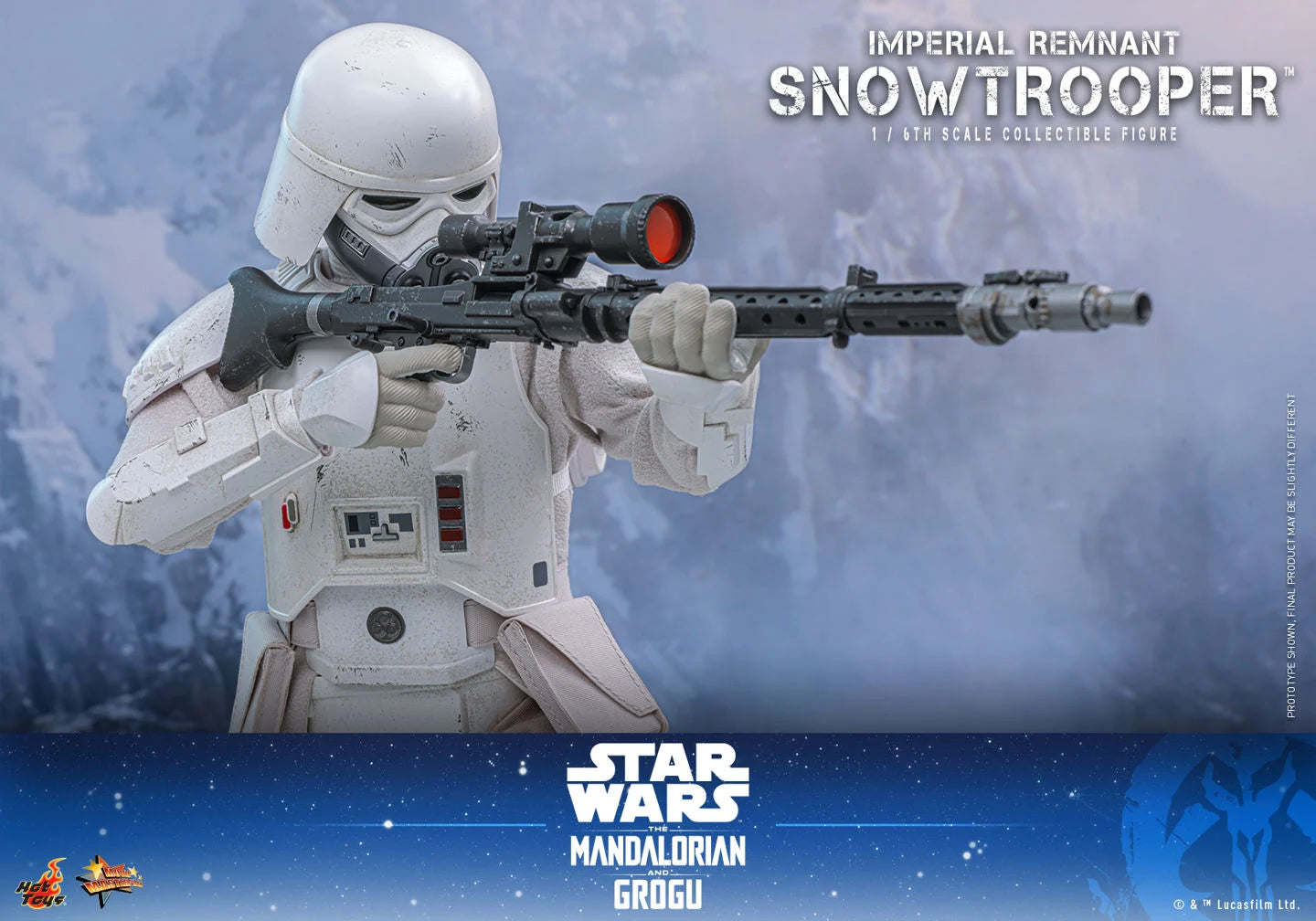Pre-Order: Star Wars: The Mandalorian & Grogu MMS838 Imperial Remnant Snowtrooper 1/6th Scale Collectible Figure