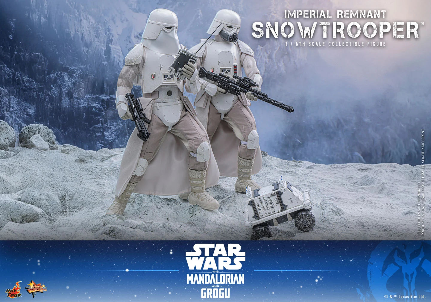 Pre-Order: Star Wars: The Mandalorian & Grogu MMS838 Imperial Remnant Snowtrooper 1/6th Scale Collectible Figure