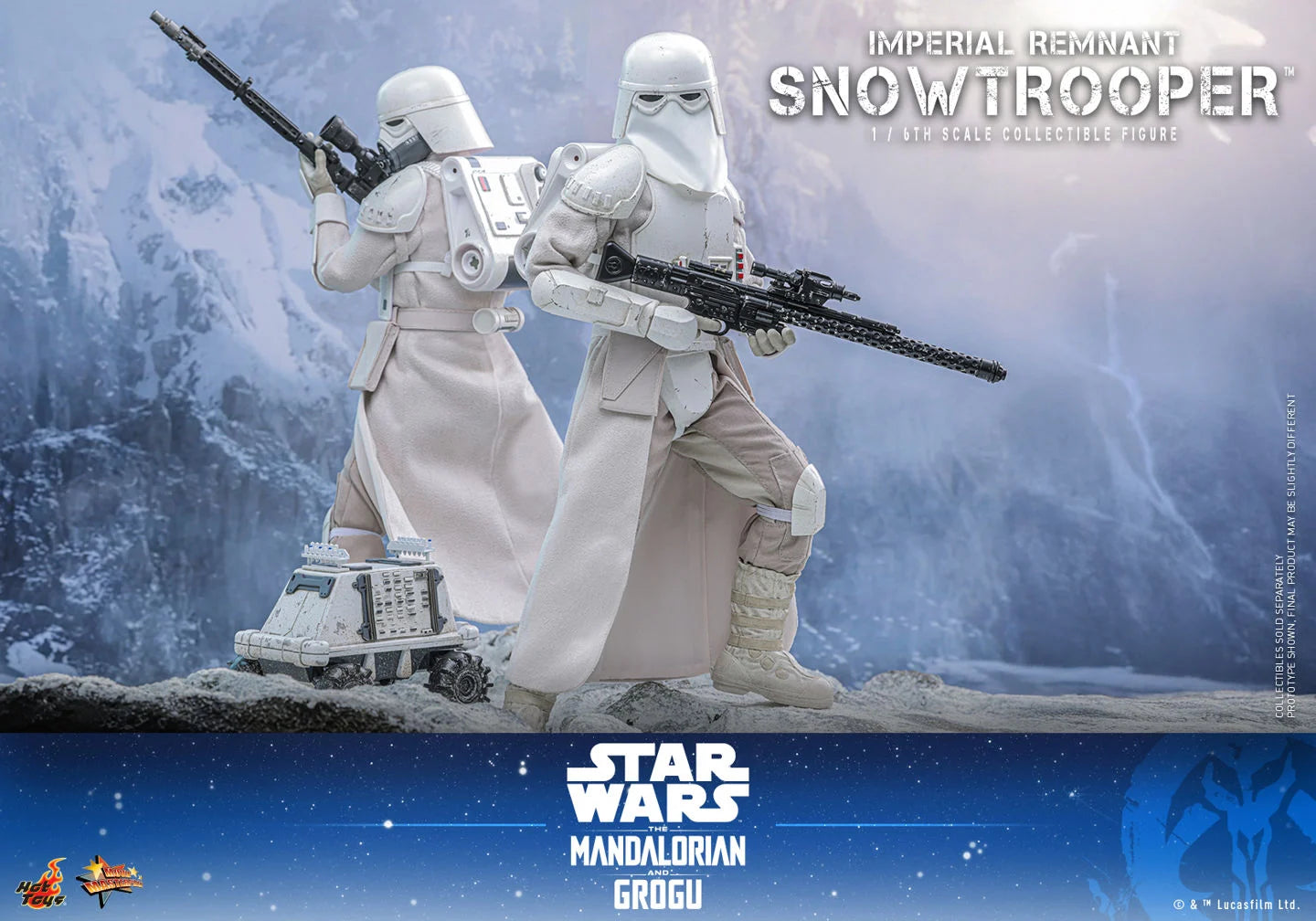 Pre-Order: Star Wars: The Mandalorian & Grogu MMS838 Imperial Remnant Snowtrooper 1/6th Scale Collectible Figure