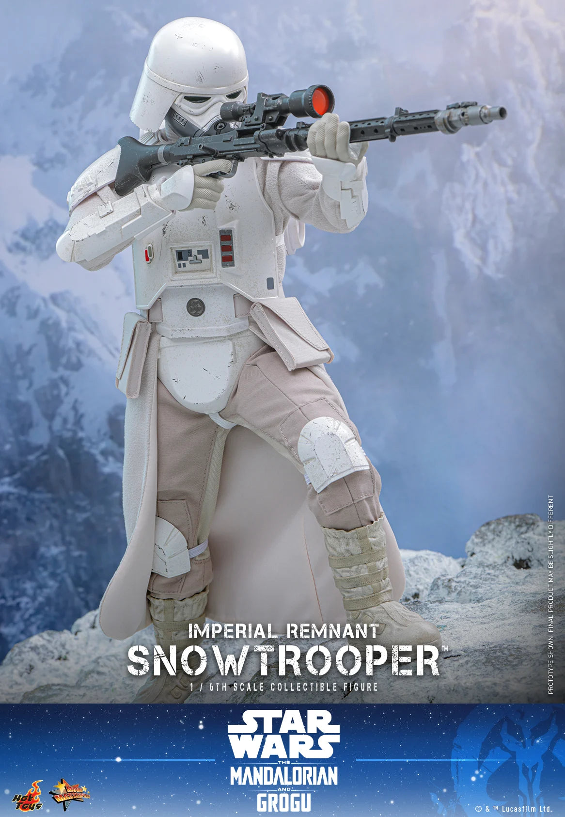 Pre-Order: Star Wars: The Mandalorian & Grogu MMS838 Imperial Remnant Snowtrooper 1/6th Scale Collectible Figure