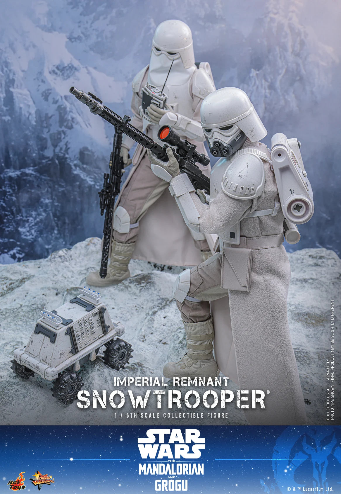 Pre-Order: Star Wars: The Mandalorian & Grogu MMS838 Imperial Remnant Snowtrooper 1/6th Scale Collectible Figure