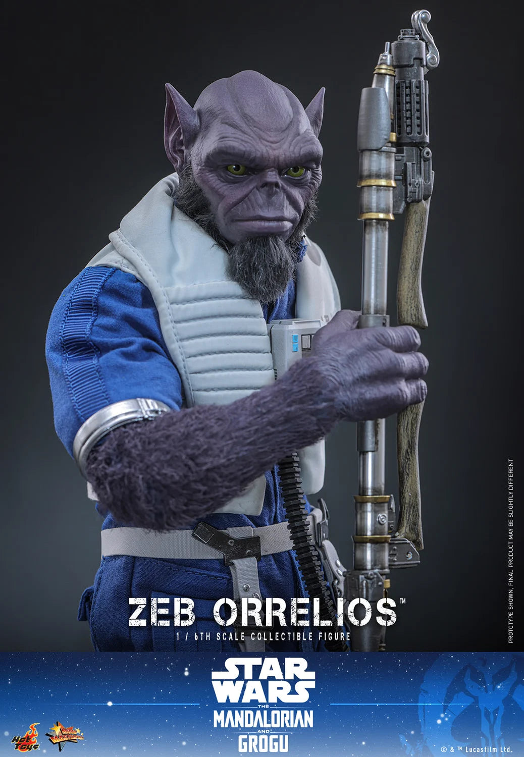 Pre-Order: Star Wars: The Mandalorian & Grogu MMS876 Zeb Orrelios 1/6th Scale Collectible Figure