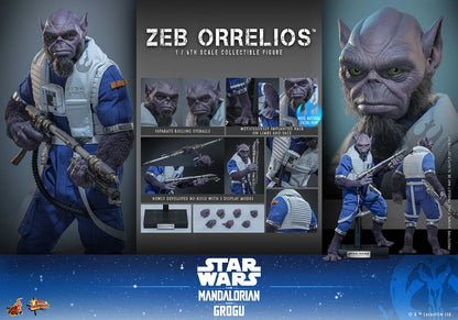 Pre-Order: Star Wars: The Mandalorian & Grogu MMS876 Zeb Orrelios 1/6th Scale Collectible Figure