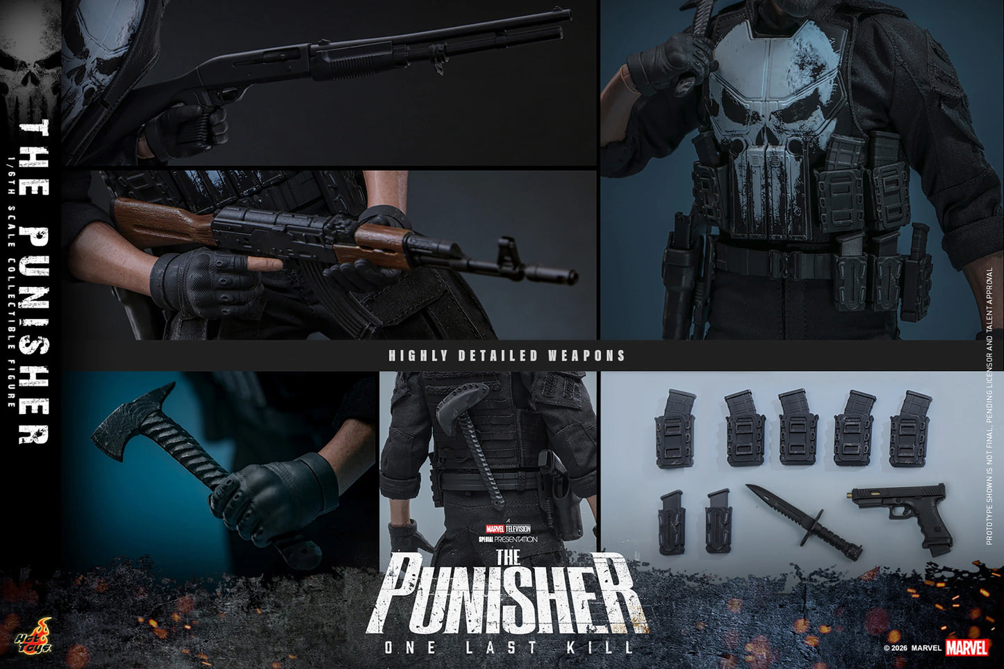 Pre-Order - The Punisher: One Last Kill TMS190 The Punisher 1/6th Scale Collectible Figure