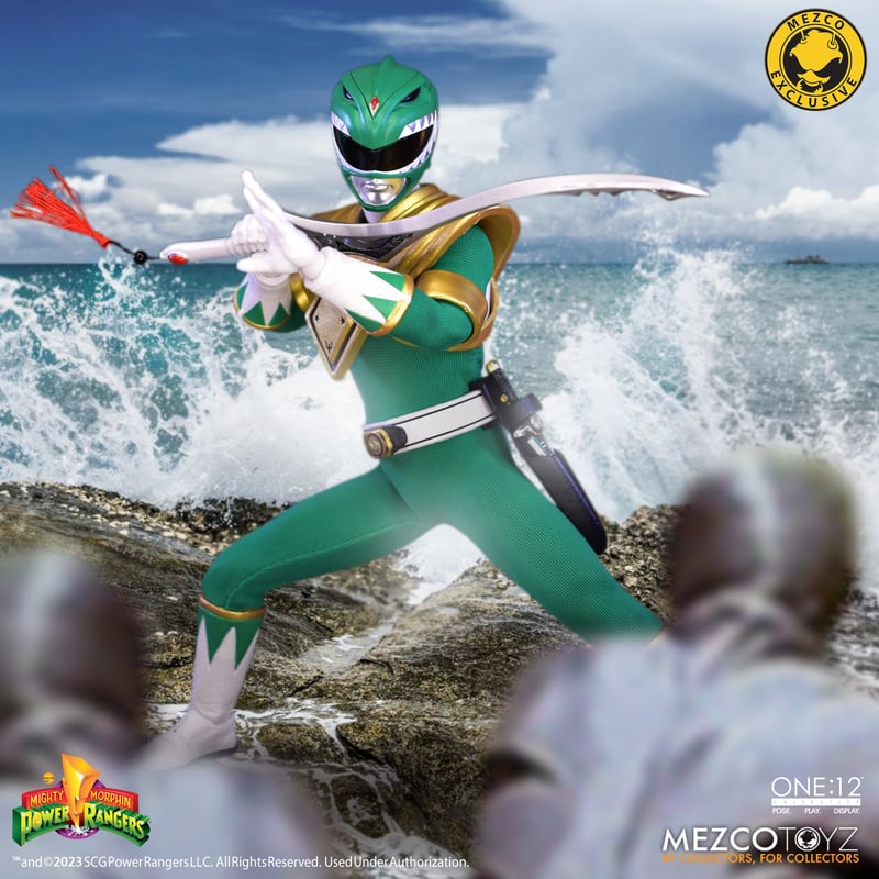 One:12 Mezco Mighty Morphin Power Rangers: Green Ranger SDCC Exclusive 2023