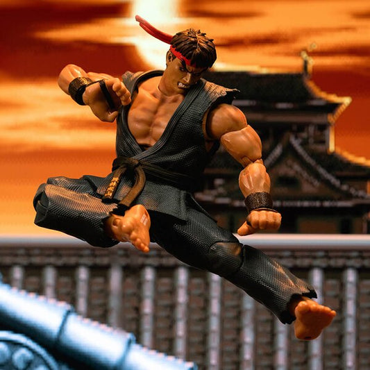 Ultra Street Fighter II: Evil Ryu 1/12 Scale Action Figure Deluxe Set SDCC Exclusive 2023