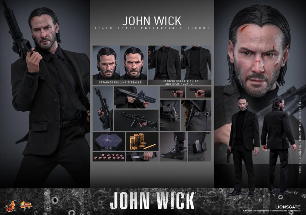 Pre-Order: John Wick MMS832 John Wick 1/6th Scale Collectible Figure