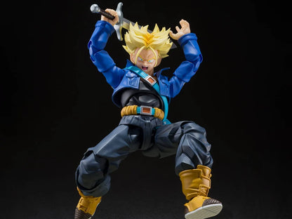 PRE-ORDER: Dragon Ball Z S.H.Figuarts Super Saiyan Trunks (Boy from the Future) Action Figure (Reissue)