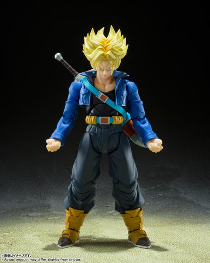 PRE-ORDER: Dragon Ball Z S.H.Figuarts Super Saiyan Trunks (Boy from the Future) Action Figure (Reissue)