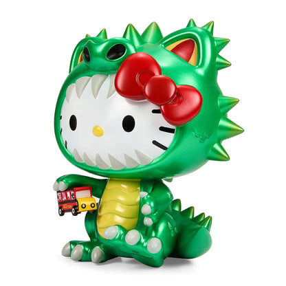 Hello Kitty Cosplay Kaiju (Metallic Green) 8" Vinyl Art Figure