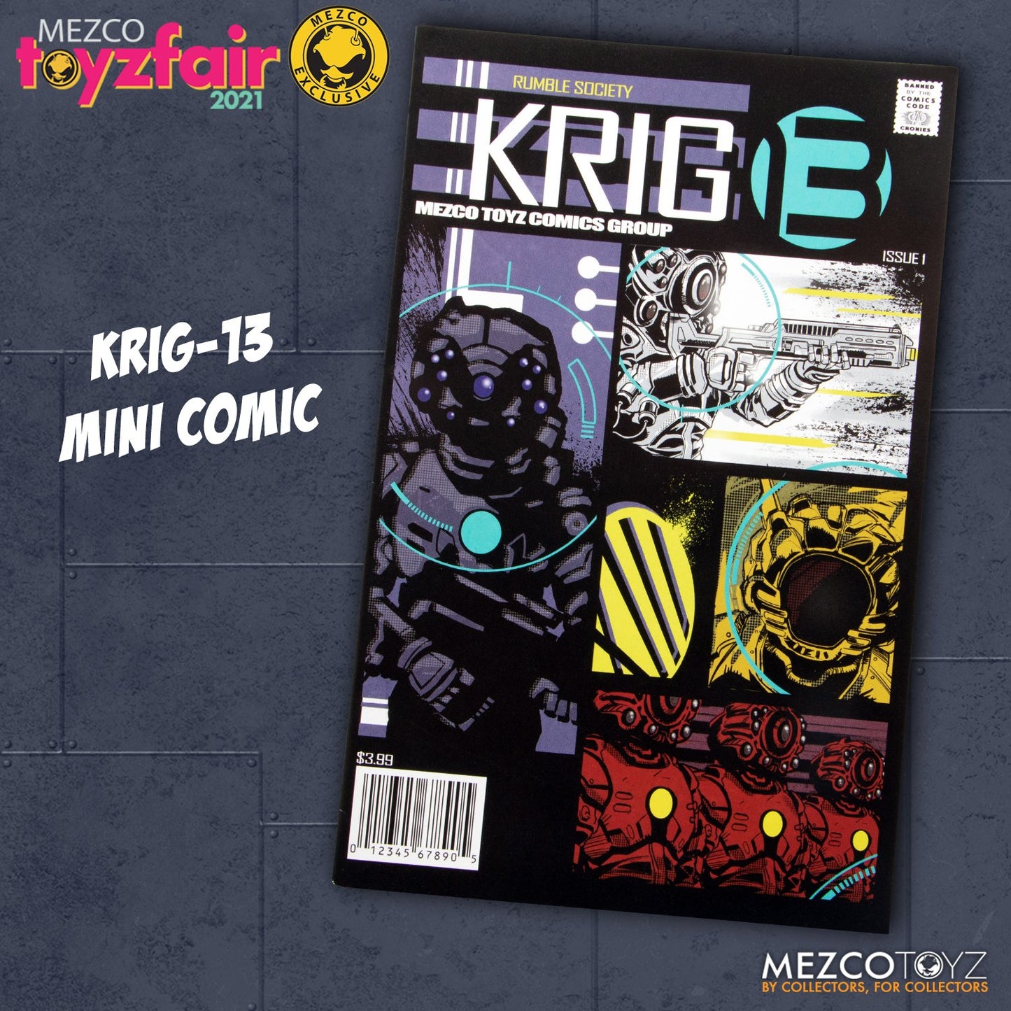 One:12 Mezco Krig the Black Spartan Toyz Fair 2021: Exclusive